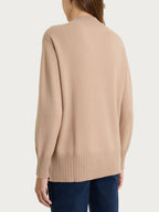 Maglione ragno caramello lupetto