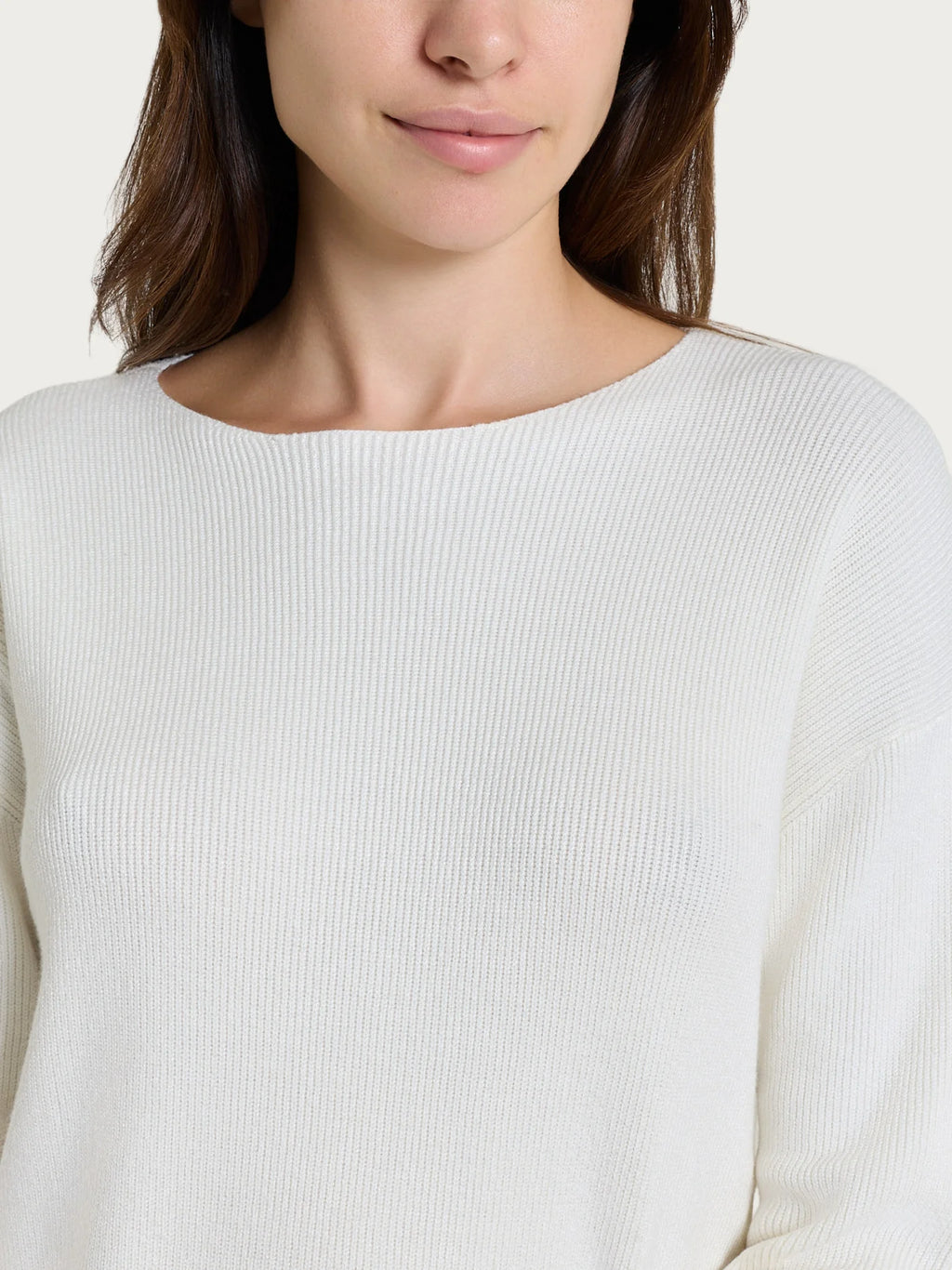Maglia girocollo in punto perla Four Seasons