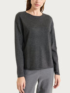 Four Seasons Lurex crew neck sweater