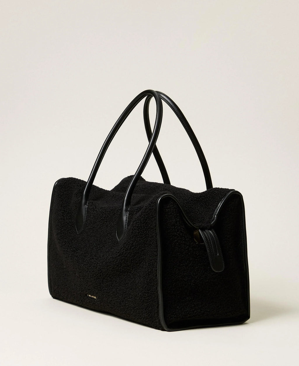 FAUX FUR BARREL BAG - Twinset