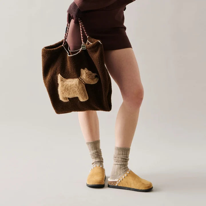 SABOT CON BORCHIE BEIGE