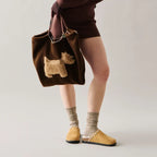 SABOT CON BORCHIE BEIGE
