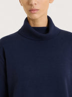 NaturalSoft funnel-neck sweater