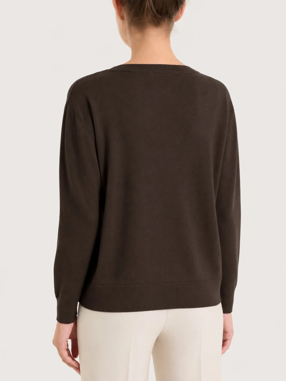 Maglia girocollo in punto perla Four Seasons