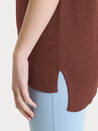 Smanicato in Lurex Rice Stitch