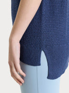 Smanicato in Lurex Rice Stitch