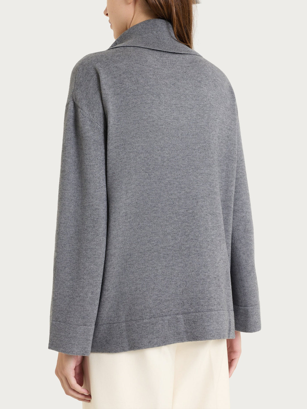 NaturalSoft funnel-neck sweater