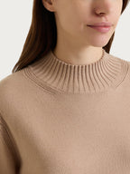 Maglione ragno caramello lupetto