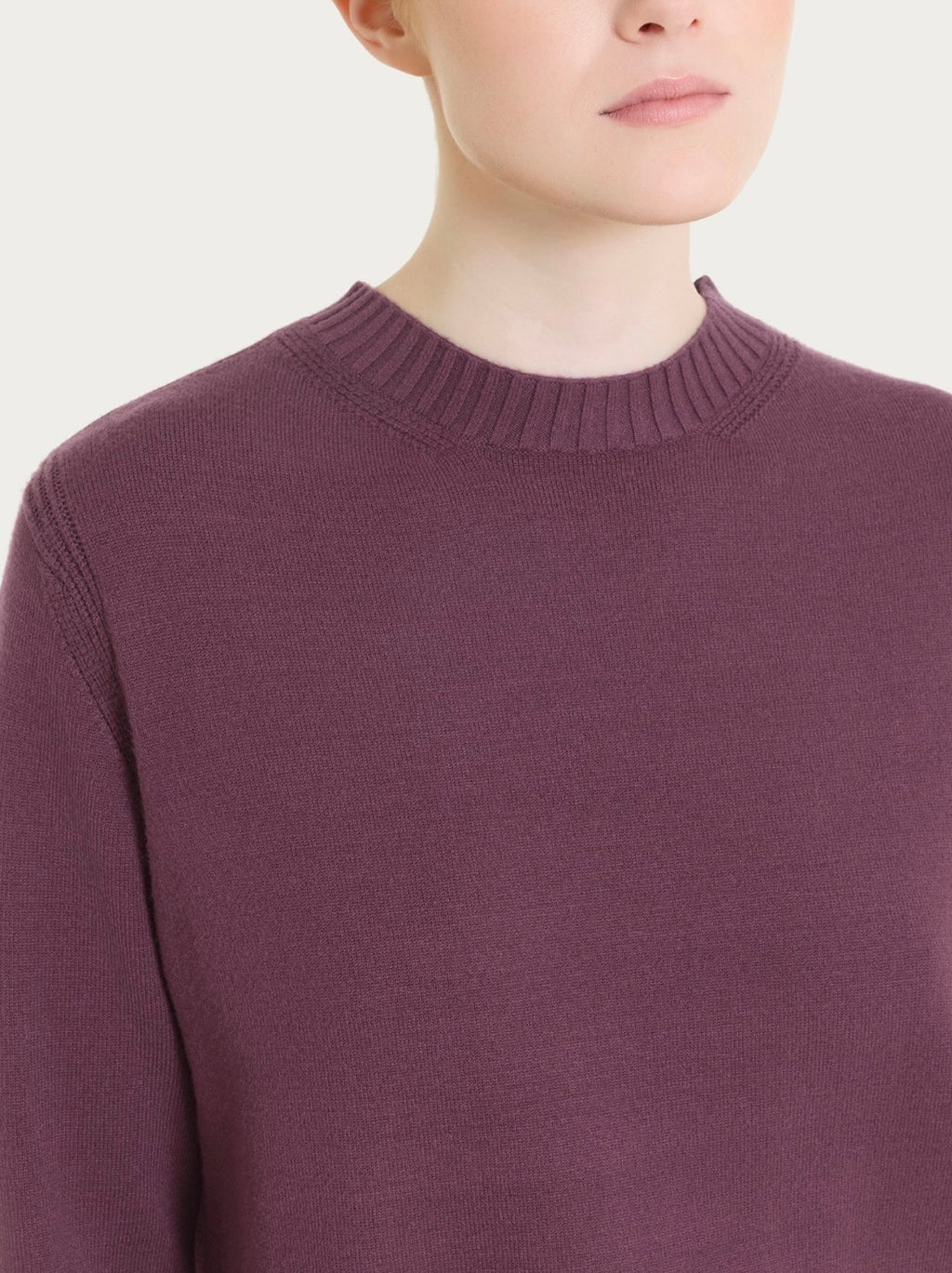 NaturalSoft long-sleeve crew neck sweater