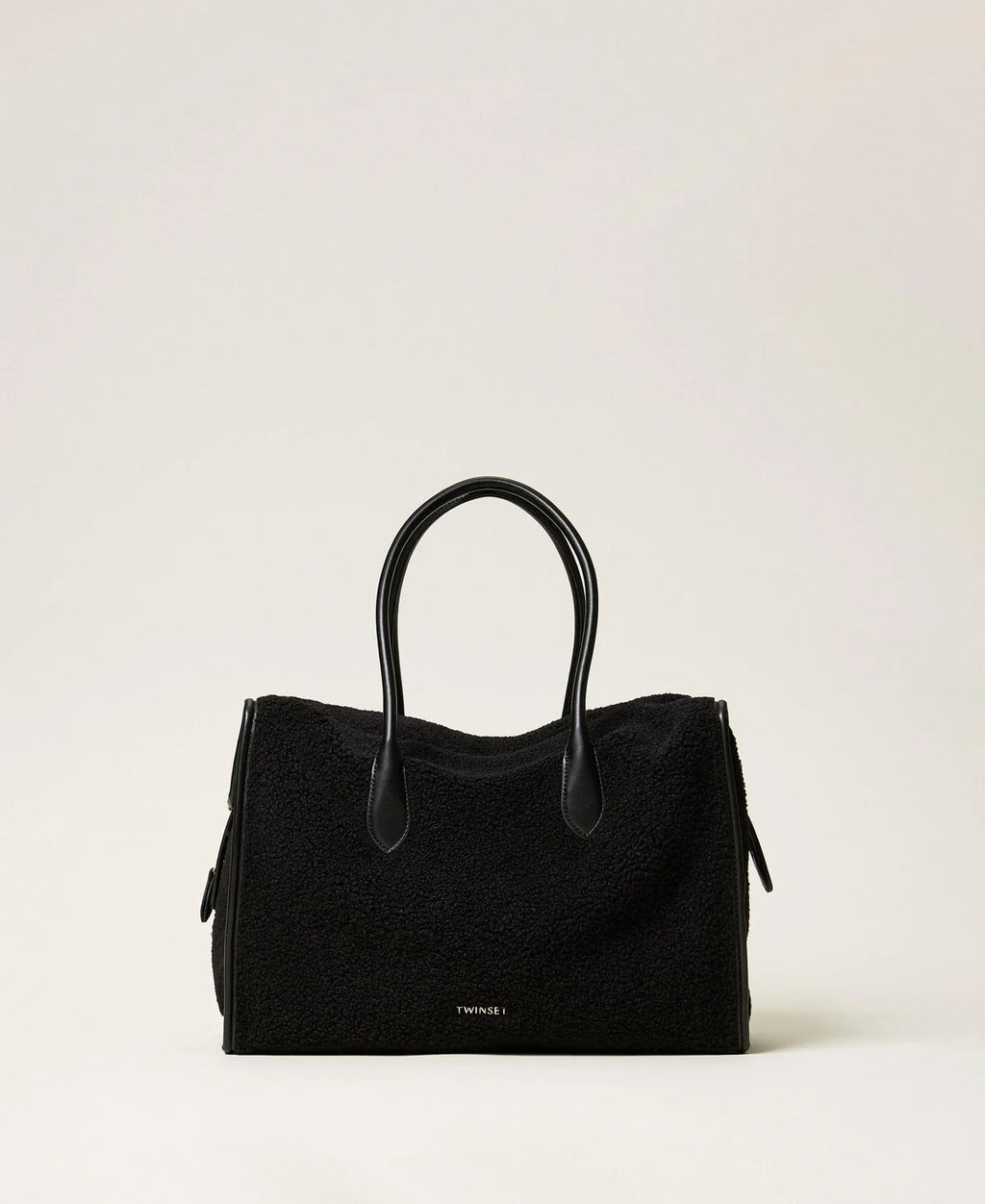 FAUX FUR BARREL BAG - Twinset