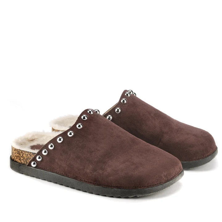 SABOT CON BORCHIE MARRONE