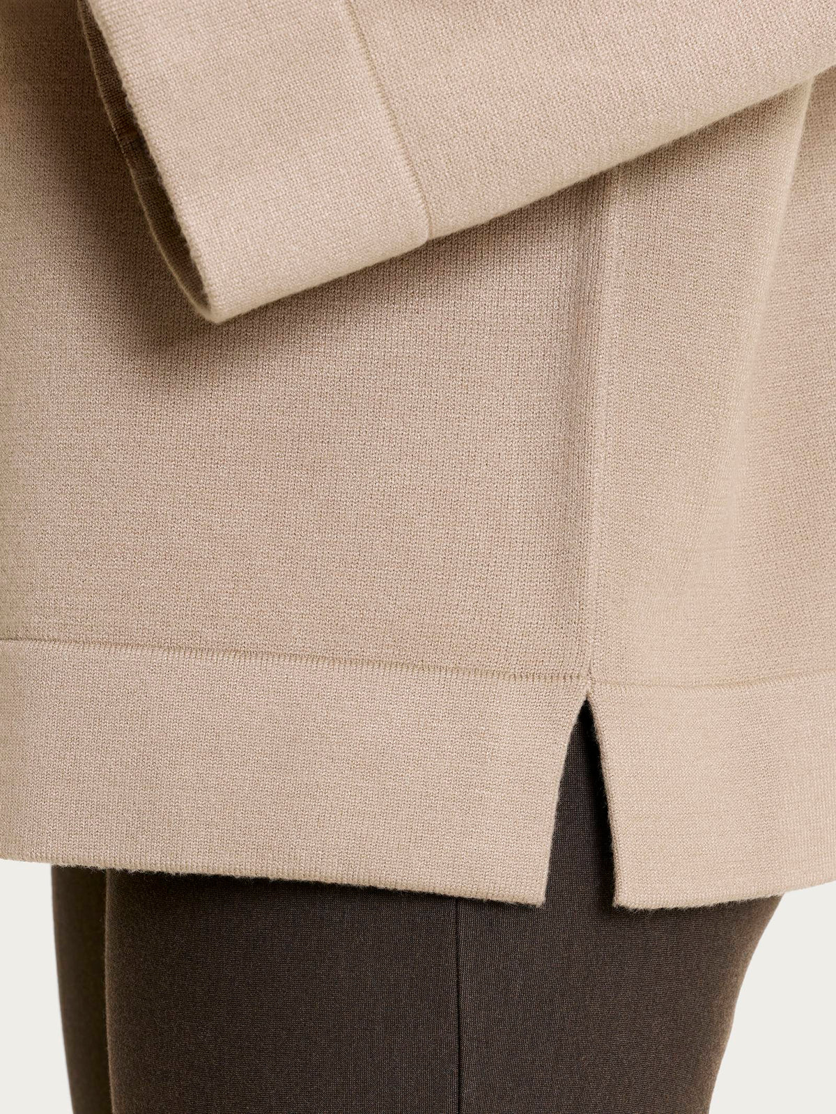 NaturalSoft funnel-neck sweater