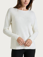 Maglia girocollo in punto perla Four Seasons