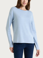 Four Seasons Lurex crew neck sweater