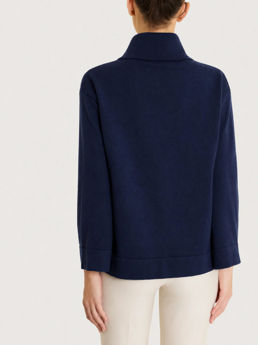 NaturalSoft funnel-neck sweater