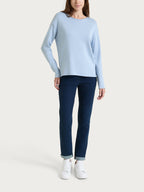 Four Seasons Lurex crew neck sweater