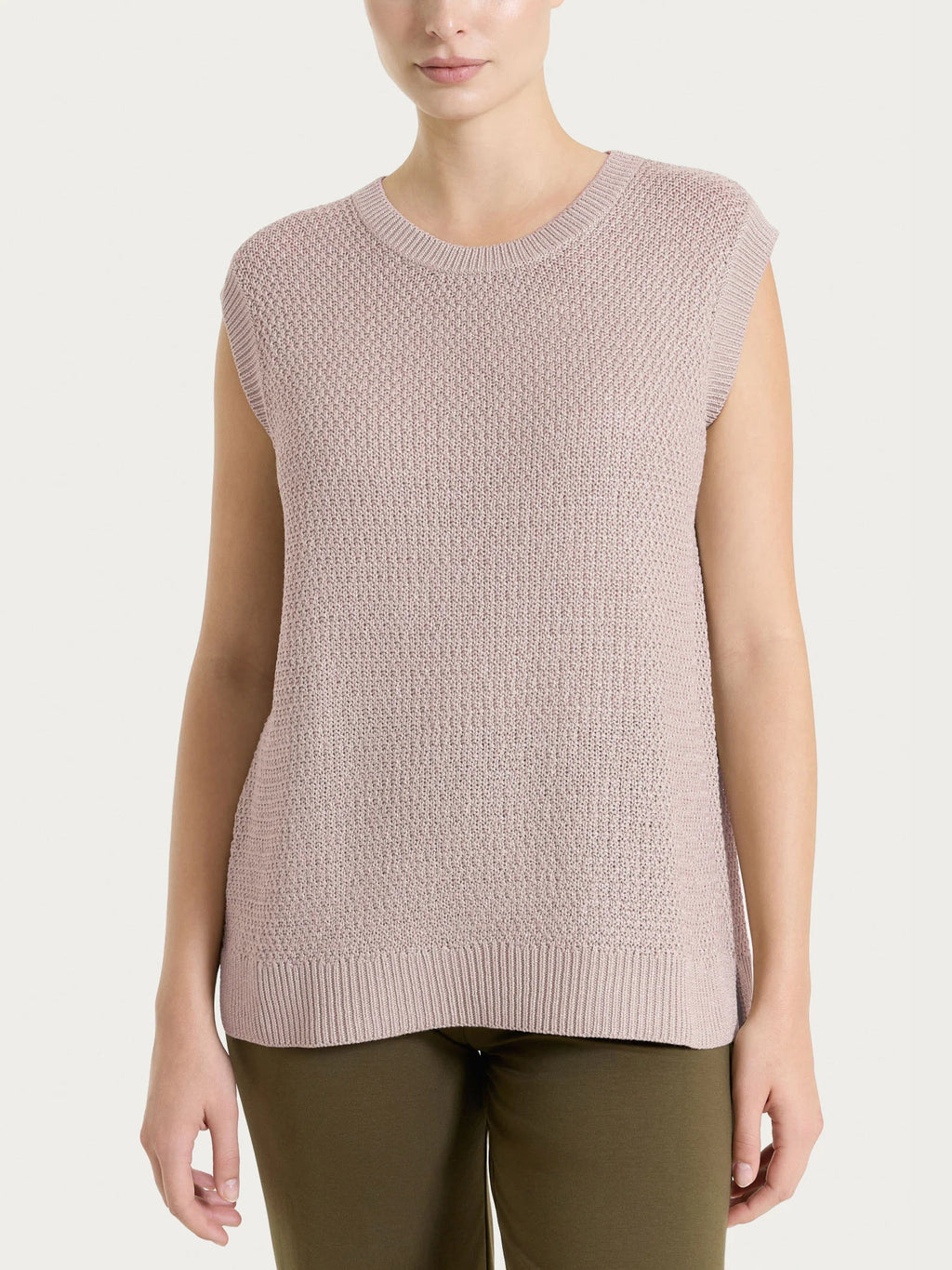 Smanicato in Lurex Rice Stitch