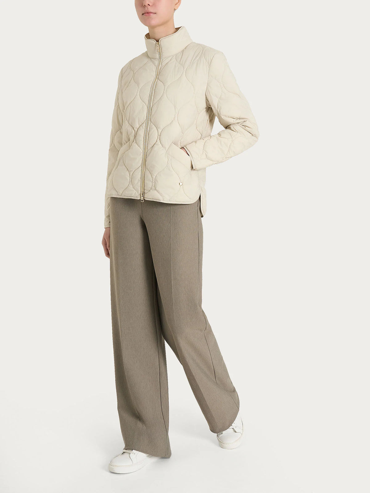 Piumino puffer Onion Quilt con manica lunga