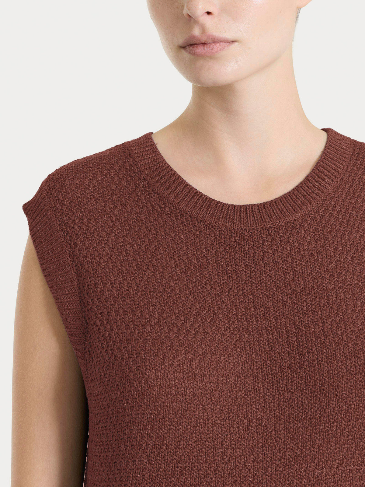 Smanicato in Lurex Rice Stitch