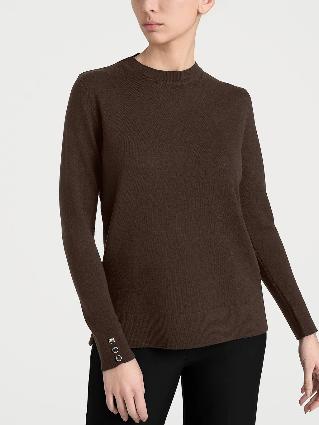 Maglia girocollo in Merino Soft
