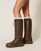 Stivali in gomma con coulisse - Twinset