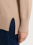 Maglione ragno caramello lupetto