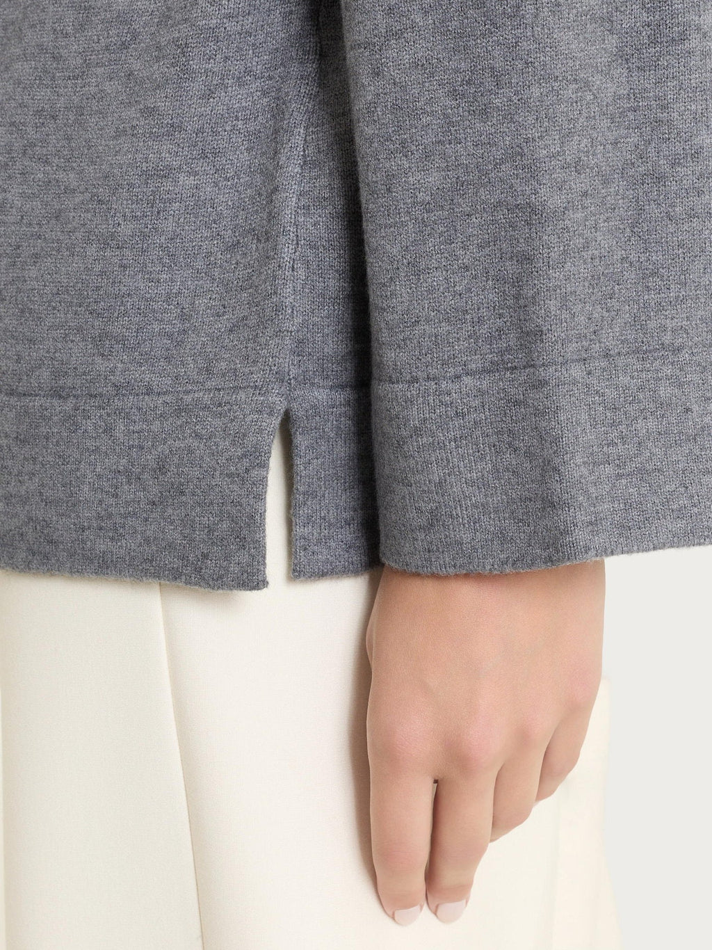 NaturalSoft funnel-neck sweater