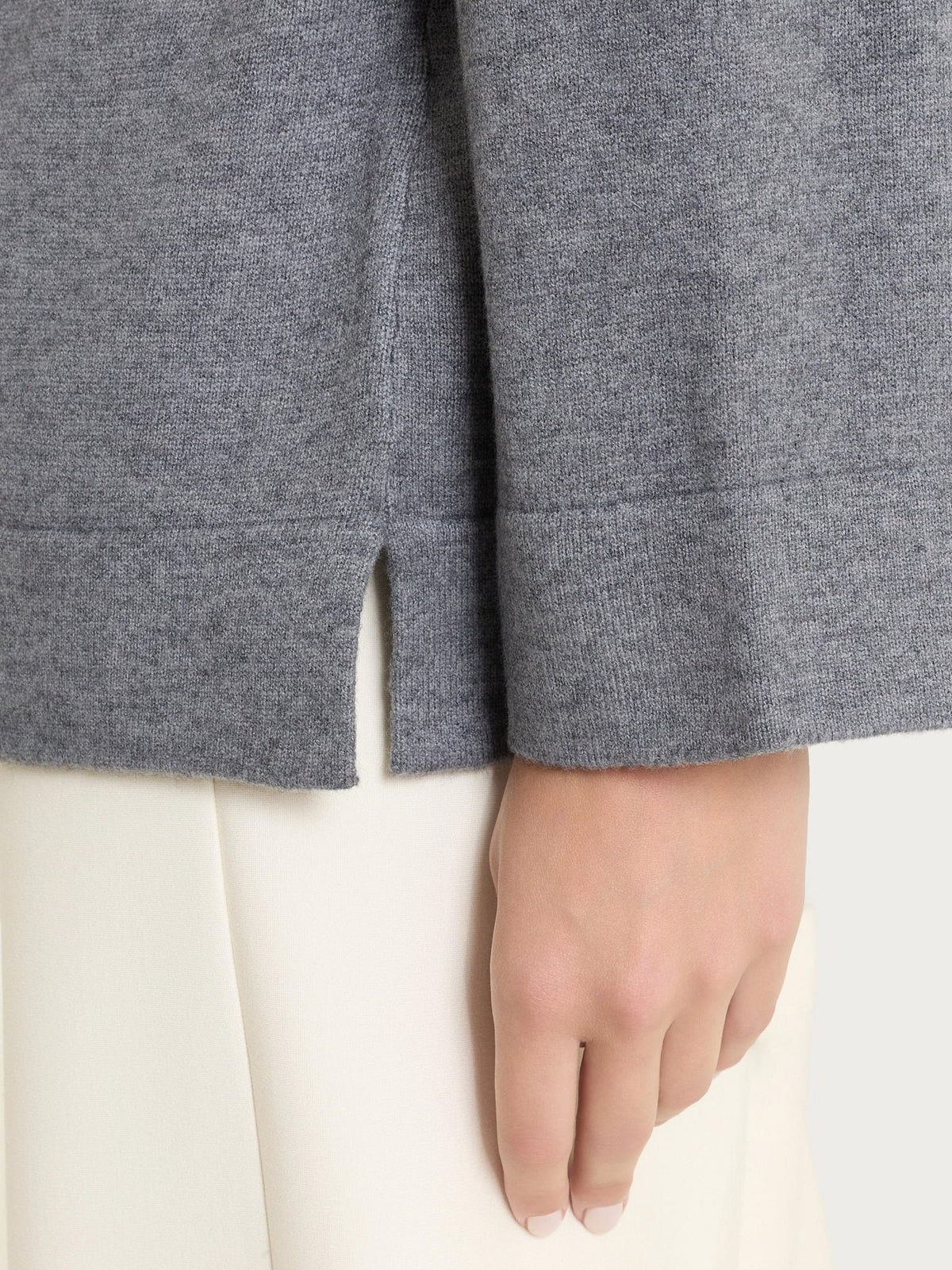 NaturalSoft funnel-neck sweater