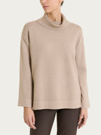 NaturalSoft funnel-neck sweater
