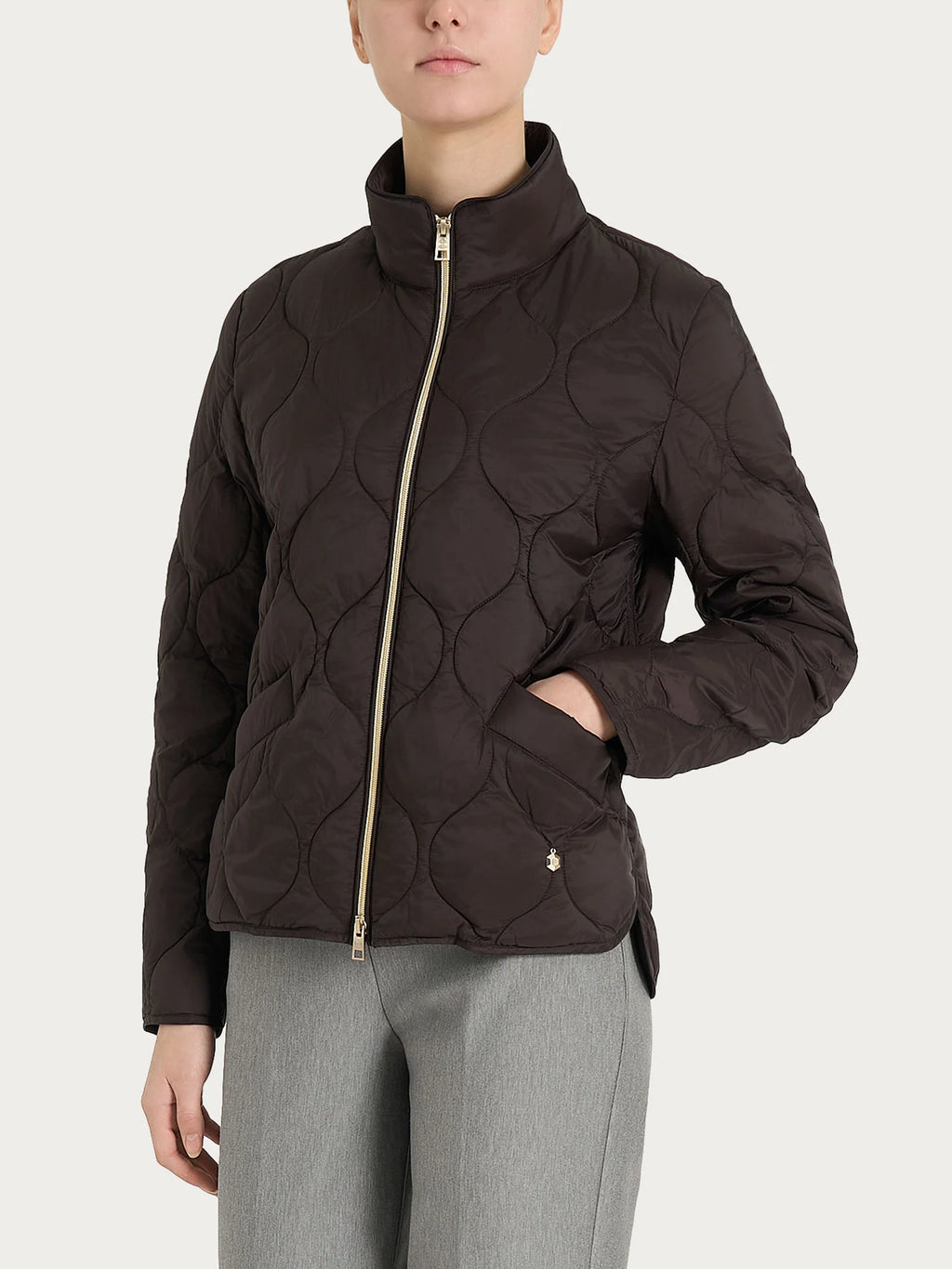 Piumino puffer Onion Quilt con manica lunga