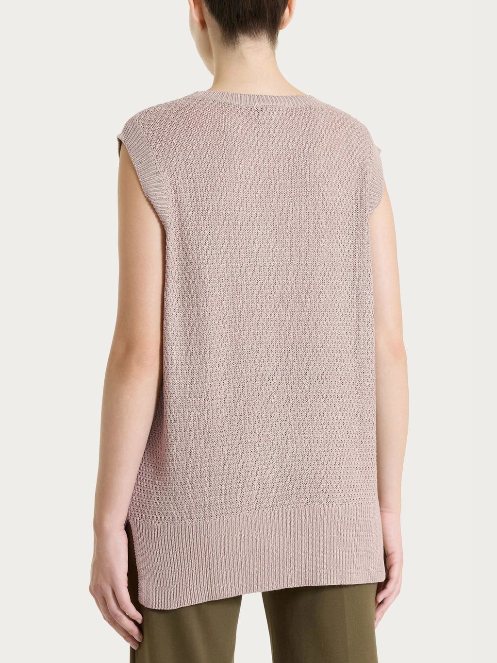 Smanicato in Lurex Rice Stitch