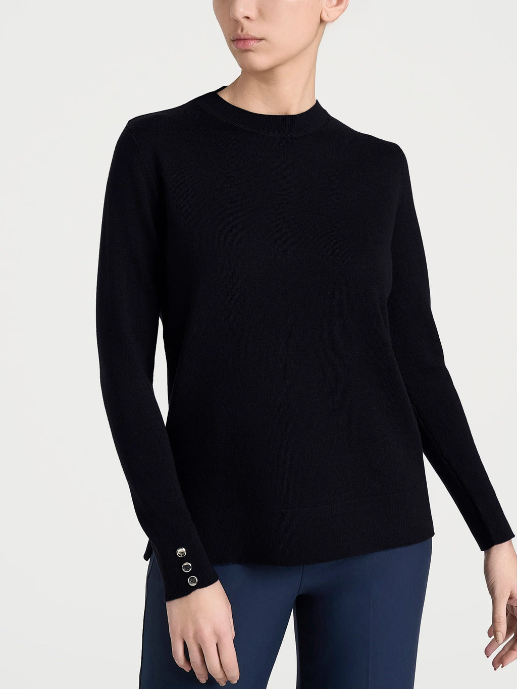 Maglia girocollo in Merino Soft