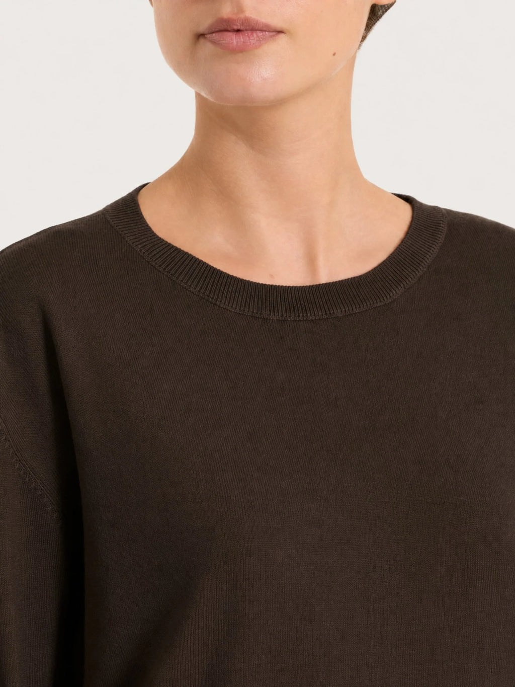 Maglia girocollo in punto perla Four Seasons