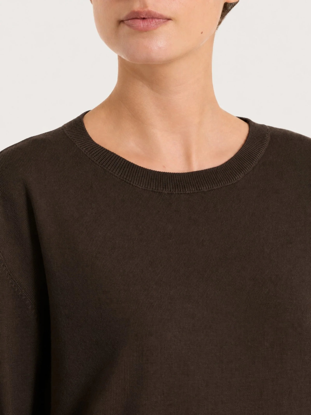 Maglia girocollo in punto perla Four Seasons