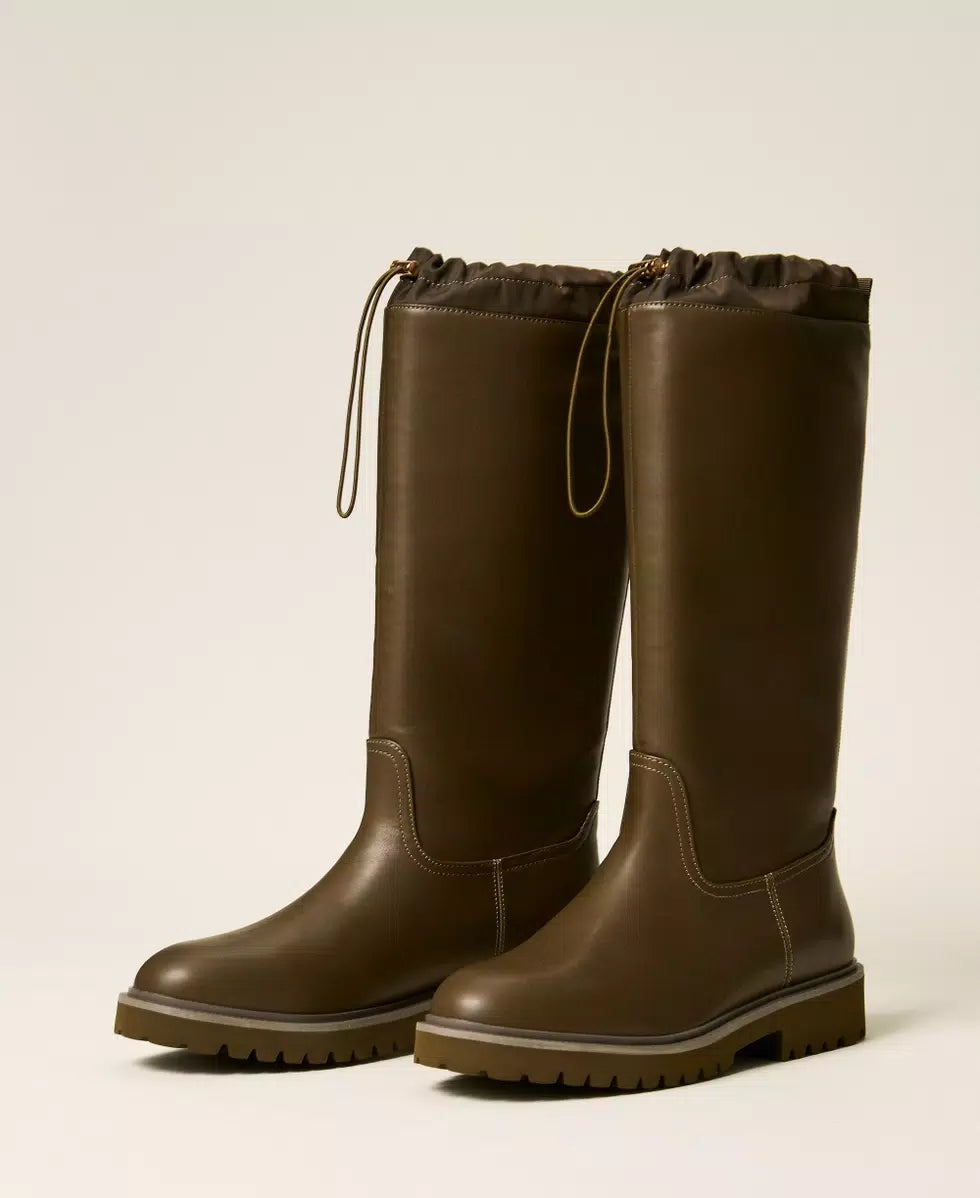 Stivali in gomma con coulisse - Twinset